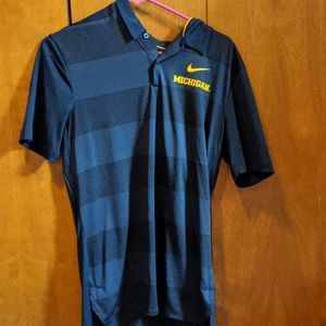 University of Michigan Nike Dri-Fit Polo